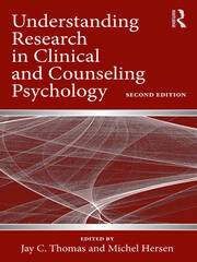Understanding Research in Clinical and Counseling Psychology book cover
