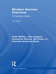 Modern German Grammar: A Practical Guide book cover