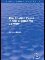 The English Press in the Eighteenth Century (Routledge Revivals) book cover