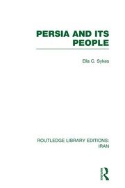 Persia and its People (RLE Iran A) book cover