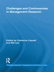 Challenges and Controversies in Management Research book cover