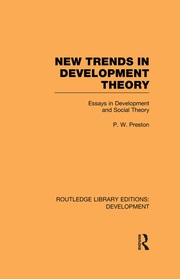 New Trends in Development Theory: Essays in Development and Social Theory book cover