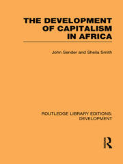 The Development of Capitalism in Africa book cover