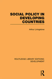 Social Policy in Developing Countries book cover
