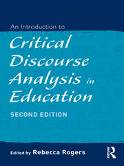 An Introduction to Critical Discourse Analysis in Education book cover