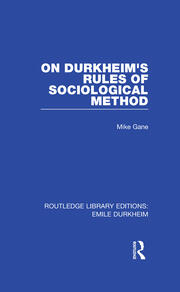 On Durkheim's Rules of Sociological Method book cover
