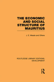 The Economic and Social Structure of Mauritius book cover