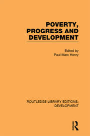 Poverty, Progress and Development book cover