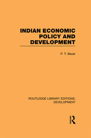 Indian Economic Policy and Development book cover