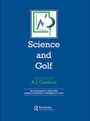 Science and Golf (Routledge Revivals): Proceedings of the First World Scientific Congress of Golf book cover