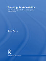 Seeking Sustainability: On the prospect of an ecological liberalism book cover