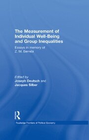 The Measurement of Individual Well-Being and Group Inequalities: Essays in Memory of Z. M. Berrebi book cover