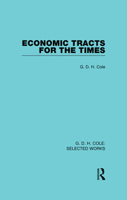Economic Tracts for the Times book cover