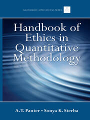 Handbook of Ethics in Quantitative Methodology book cover