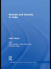 Suicide and Society in India book cover