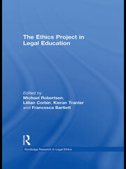 The Ethics Project in Legal Education book cover
