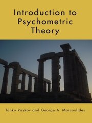 Introduction to Psychometric Theory book cover