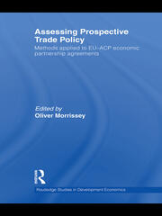 Assessing Prospective Trade Policy: Methods Applied to EU-ACP Economic Partnership Agreements book cover