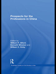 Prospects for the Professions in China book cover