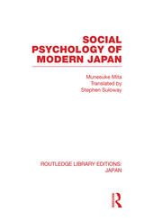 Social Psychology of Modern Japan book cover