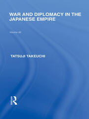 War and Diplomacy in the Japanese Empire book cover