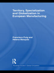 Territory, specialization and globalization in European Manufacturing book cover