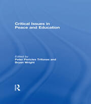 Critical Issues in Peace and Education book cover