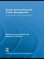 Social Accounting and Public Management: Accountability for the Public Good book cover