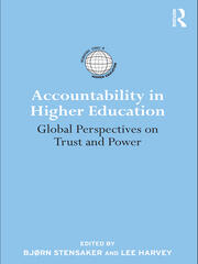 Accountability in Higher Education: Global Perspectives on Trust and Power book cover