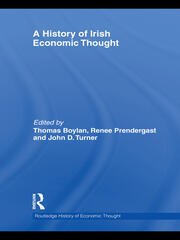 A History of Irish Economic Thought book cover