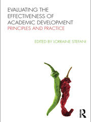 Evaluating the Effectiveness of Academic Development: Principles and Practice book cover