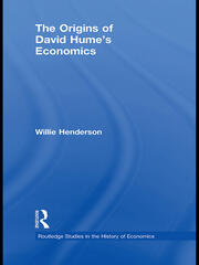 The Origins of David Hume's Economics book cover