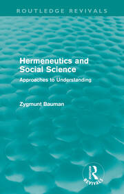 Hermeneutics and Social Science (Routledge Revivals): Approaches to Understanding book cover