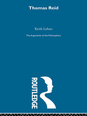 Reid - Arg Philosophers book cover