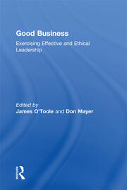 Good Business: Exercising Effective and Ethical Leadership book cover