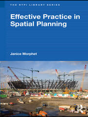 Effective Practice in Spatial Planning book cover