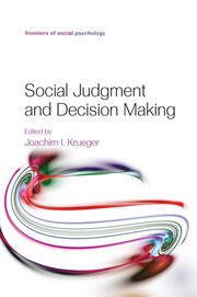 Social Judgment and Decision Making book cover