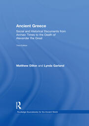 Ancient Greece: Social and Historical Documents from Archaic Times to the Death of Alexander the Great book cover