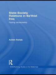State-Society Relations in Ba'thist Iraq: Facing Dictatorship book cover