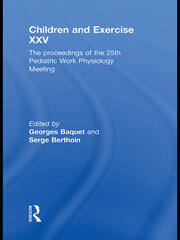 Children and Exercise XXV: The proceedings of the 25th Pediatric Work Physiology Meeting book cover