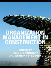 Organization Management in Construction book cover