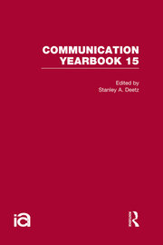Communication Yearbook 15 book cover