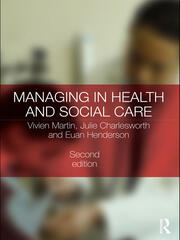 Managing in Health and Social Care book cover