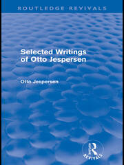Selected Writings of Otto Jespersen (Routledge Revivals) book cover
