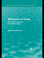 Memories of Class (Routledge Revivals): The Pre-history and After-life of Class book cover