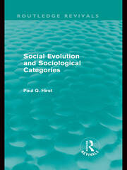 Social Evolution and Sociological Categories (Routledge Revivals) book cover