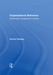Organizational Behaviour: Performance Management in Practice book cover