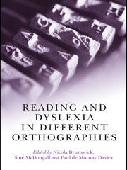 Reading and Dyslexia in Different Orthographies book cover