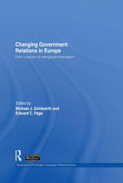 Changing Government Relations in Europe: From localism to intergovernmentalism book cover