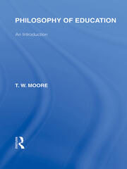 Philosophy of Education (International Library of the Philosophy of Education Volume 14): An Introduction book cover